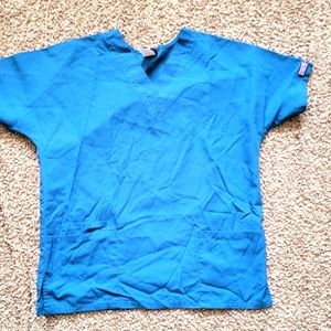 Cherokee Workwear Teal Size Small scrub top